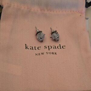 Kate Spade Sparkling Silver Stud Earrings